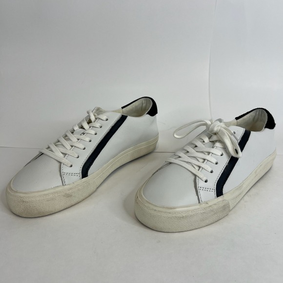 Madewell Shoes - Madewell Delia Sidewalk Women White Leather Low Top Sneaker Lace Up Shoes 6.5MC5